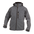 DASSY® TAVIRA, Softshell-Jacke zementgrau - Gr. S