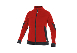 DASSY® VELOX WOMEN, Sweatshirt für Damen rot/schwarz - Gr. L