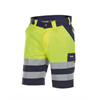 DASSY® VENNA, Warnschutz-Short dunkelblau/neongelb - Gr. 50