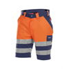 DASSY® VENNA, Warnschutz-Short dunkelblau/neonorange - Gr. 44