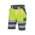 DASSY® VENNA, Warnschutz-Short zementgrau/neongelb - Gr. 50