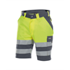 DASSY® VENNA, Warnschutz-Short zementgrau/neongelb - Gr. 52