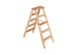 Holz-Stufenstehleiter Nr. 10503 2 x 5