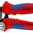 Knipex Selbsteinstellende Crimpzange für Aderendhülsen 180 mm, Crimp- /  Monierzangen 