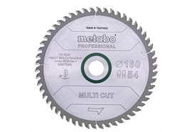 Kreissägeblatt"MULTI" für verschiedene Baustoffe 165X20 Z54