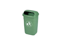 Kunststoff Abfallbehälter 50 l - grün