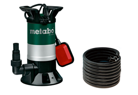 Metabo Schmutzwasser-Tauchpumpe PS 7500 S + Förderschlauch - Kit