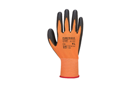 PU-Beschichteter-Handschuh - orange/schwarz