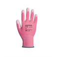 PU-Beschichteter-Handschuh - pink - Gr. XS