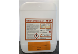 Sanitärreiniger/Entkalker M61, 10 Liter inkl. Sicherheitsdeckel
