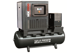 Schraubenkompressor mit Kältetrockner MX 1000-270E