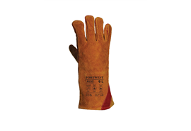 Verstärkter Schweisserschutz-Handschuh mit Stulpe - Gr. XL